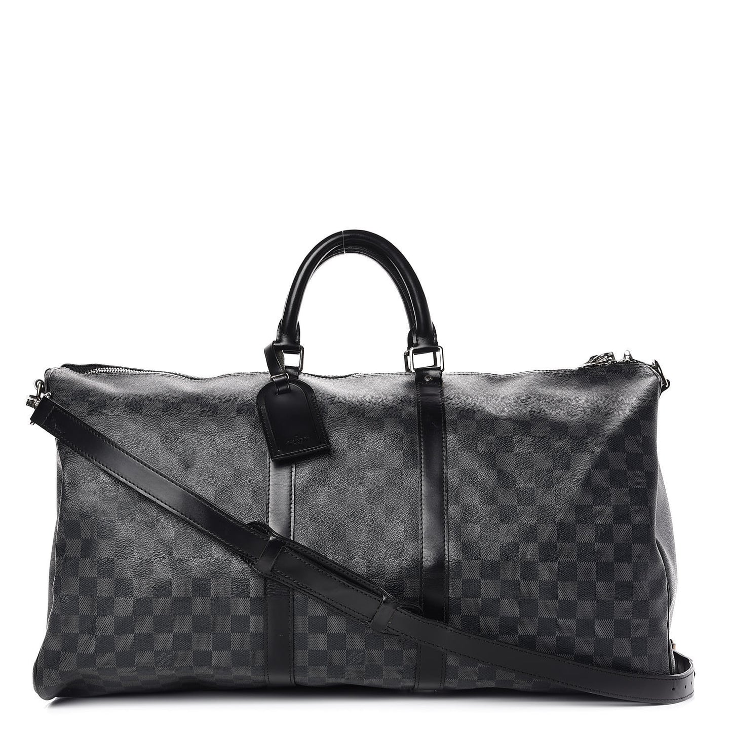 Damier Graphite Keepall Bandouliere 55