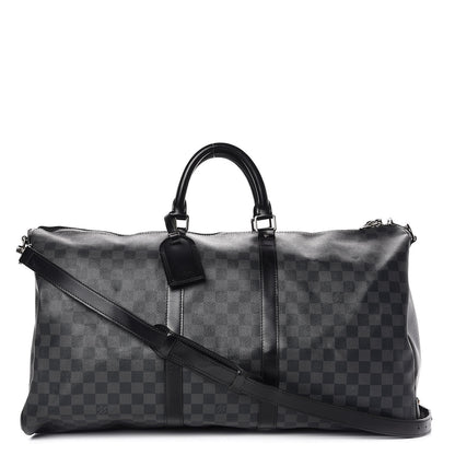 Louis Vuitton Damier Graphite Keepall Bandouliere 55 1 of 24