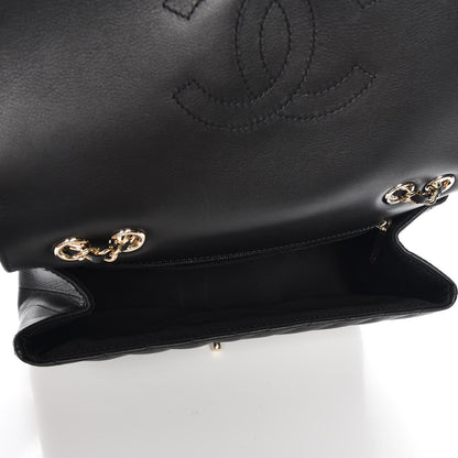Chanel Calfskin Chevron Quilted Small Statement Flap Black 5 of 8
