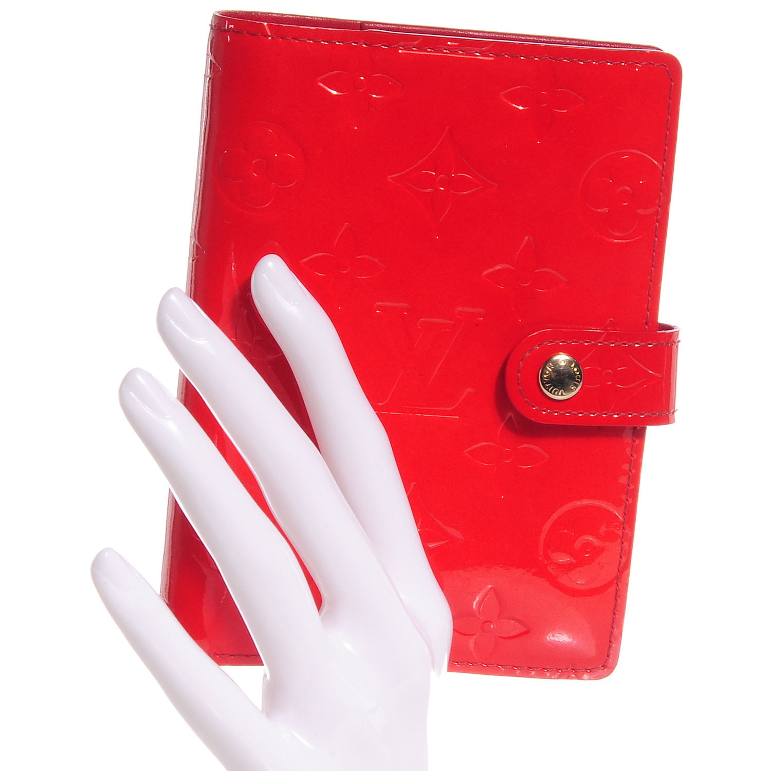 Louis Vuitton Vernis Small Ring Agenda Pomme D'Amour 2 of 8