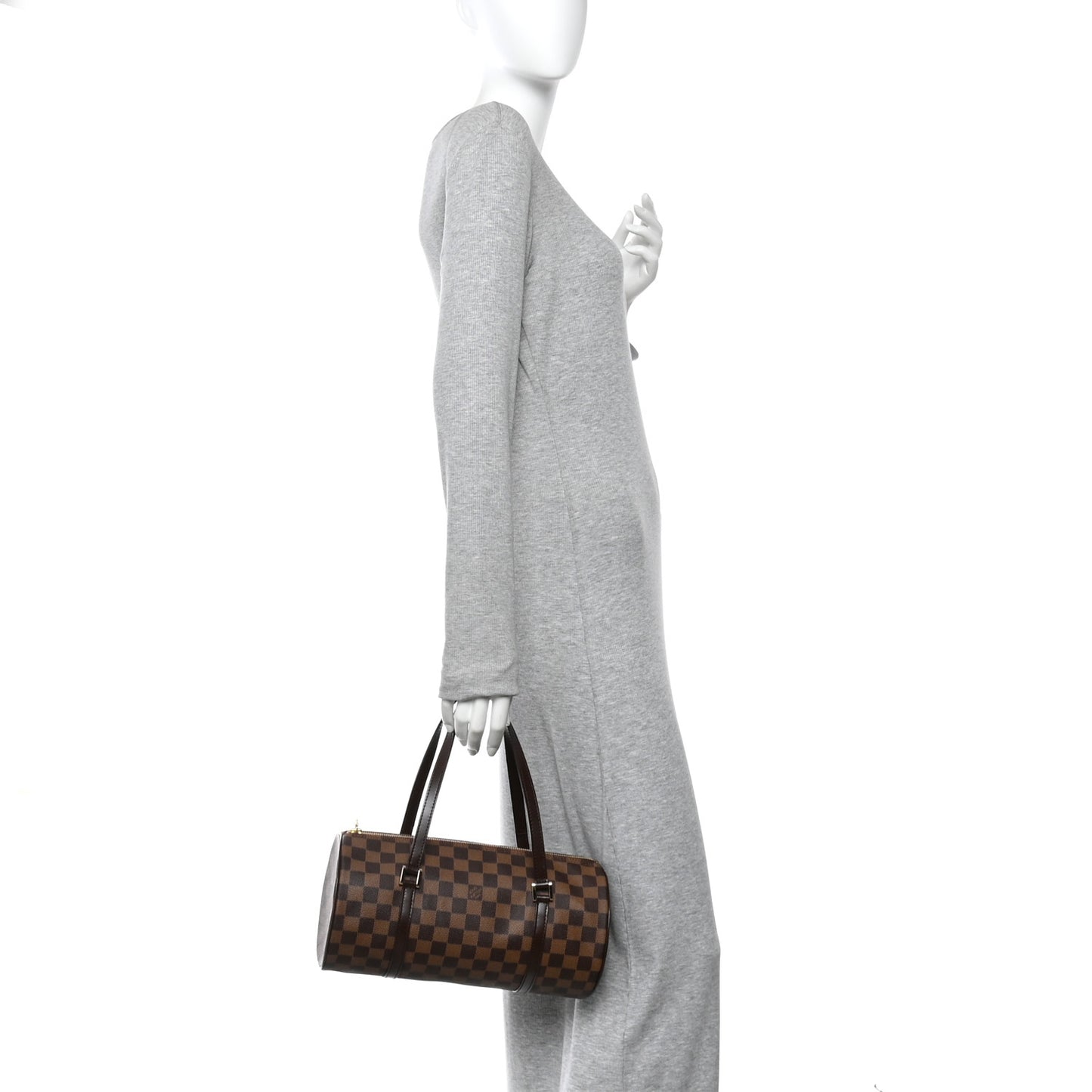 Damier Ebene Papillon 30 With Companion