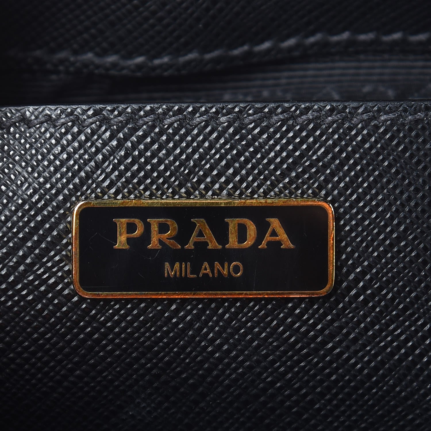 Prada Saffiano Lux Mini Galleria Double Zip Tote Black 6 of 8