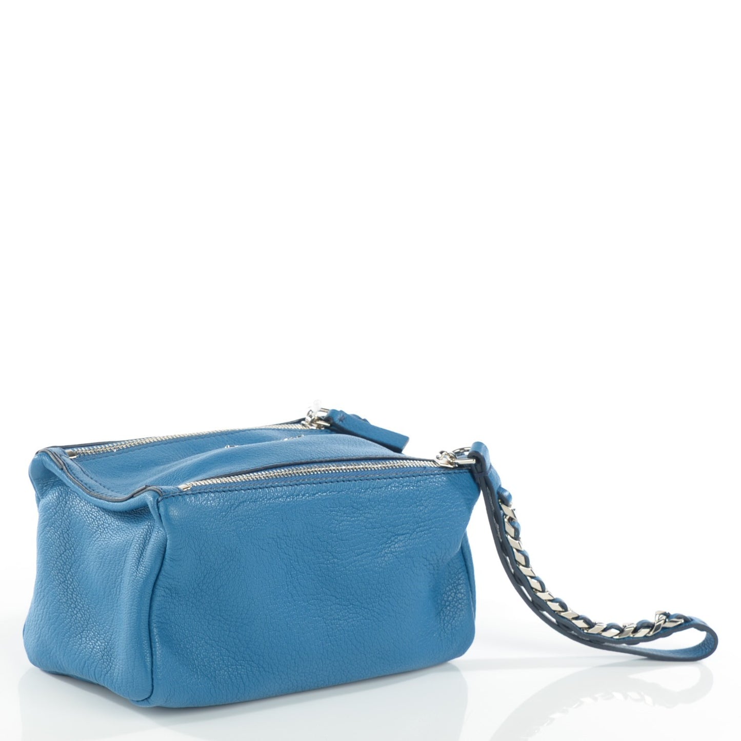 Sugar Goatskin Pandora Wristlet Electric Blue