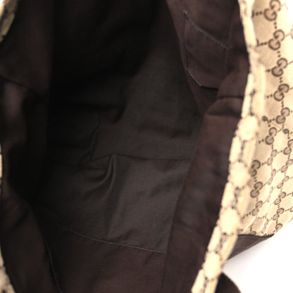 Gucci GG Monogram Medium Handle Vertical Tote Bag Dark Brown 4 of 9