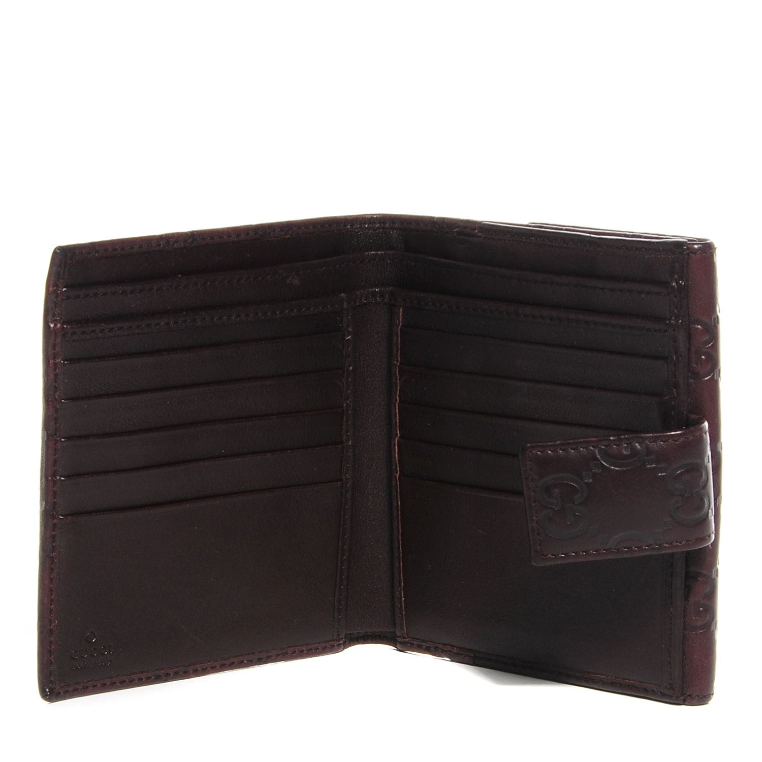 Gucci Guccissima Princy Compact Wallet Chocolate 5 of 7