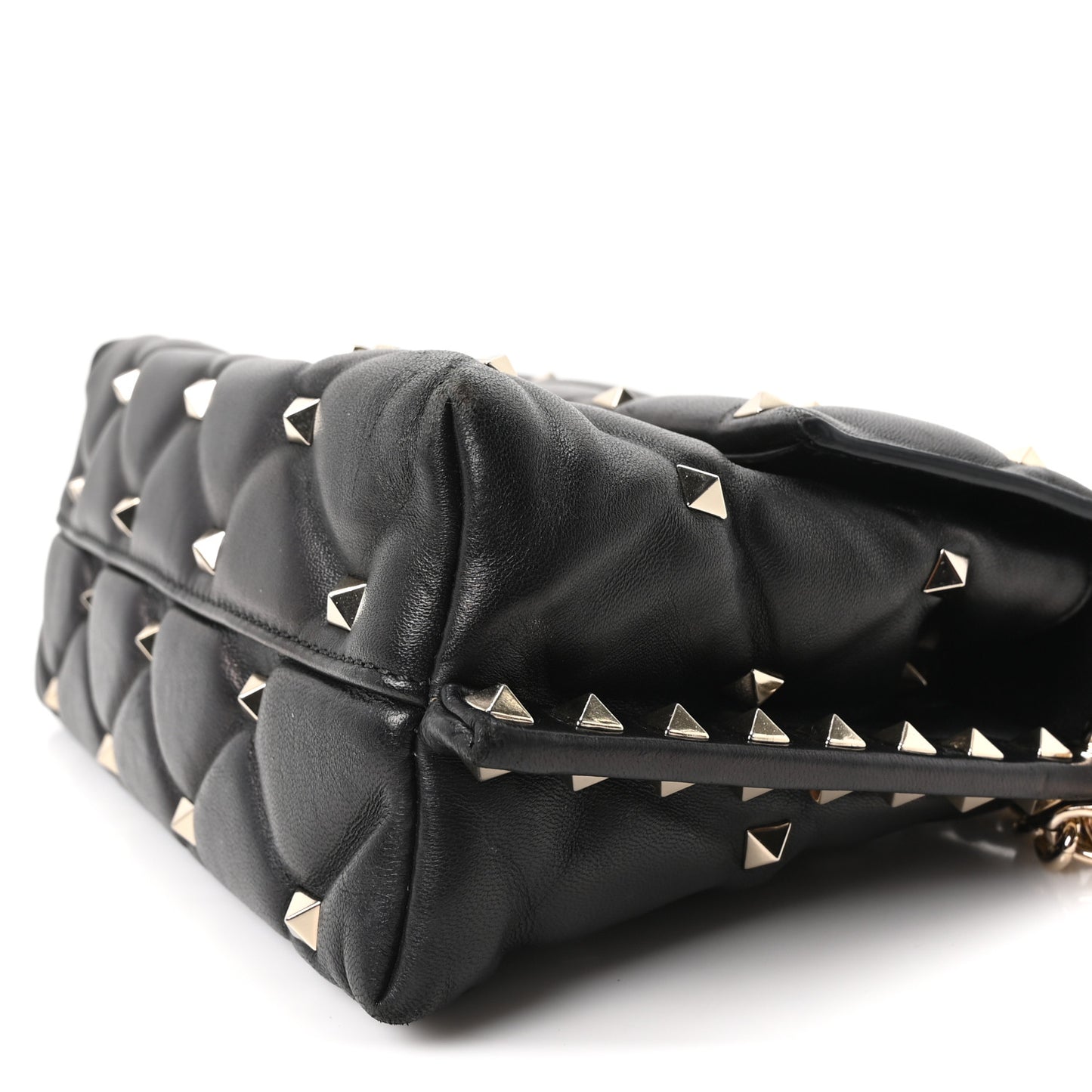 Nappa Small Candystud Crossbody Black