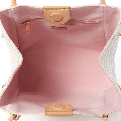 Louis Vuitton Damier Azur Propriano Rose Ballerine 4 of 8