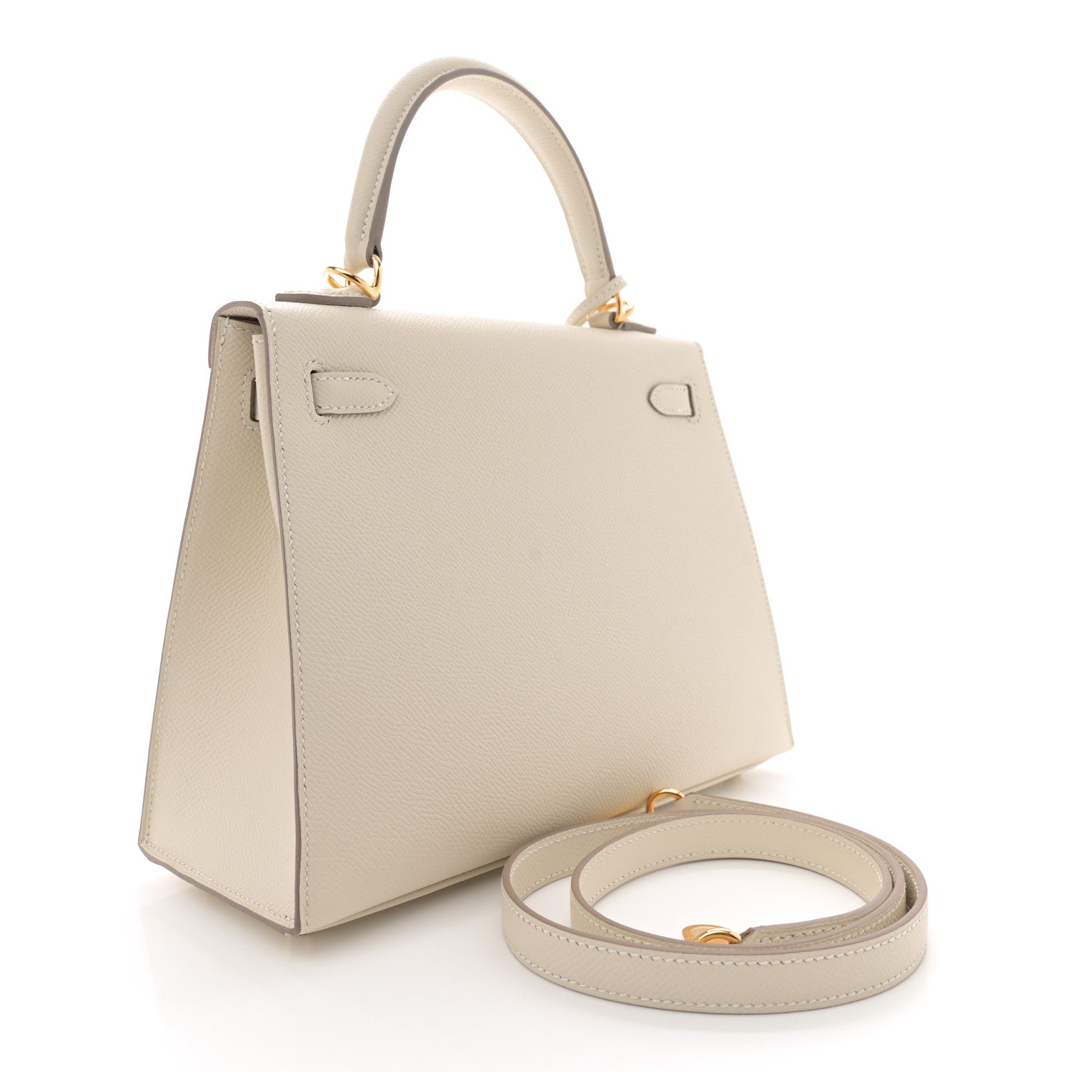 Hermes Epsom Kelly Sellier 25 Craie 2 of 11