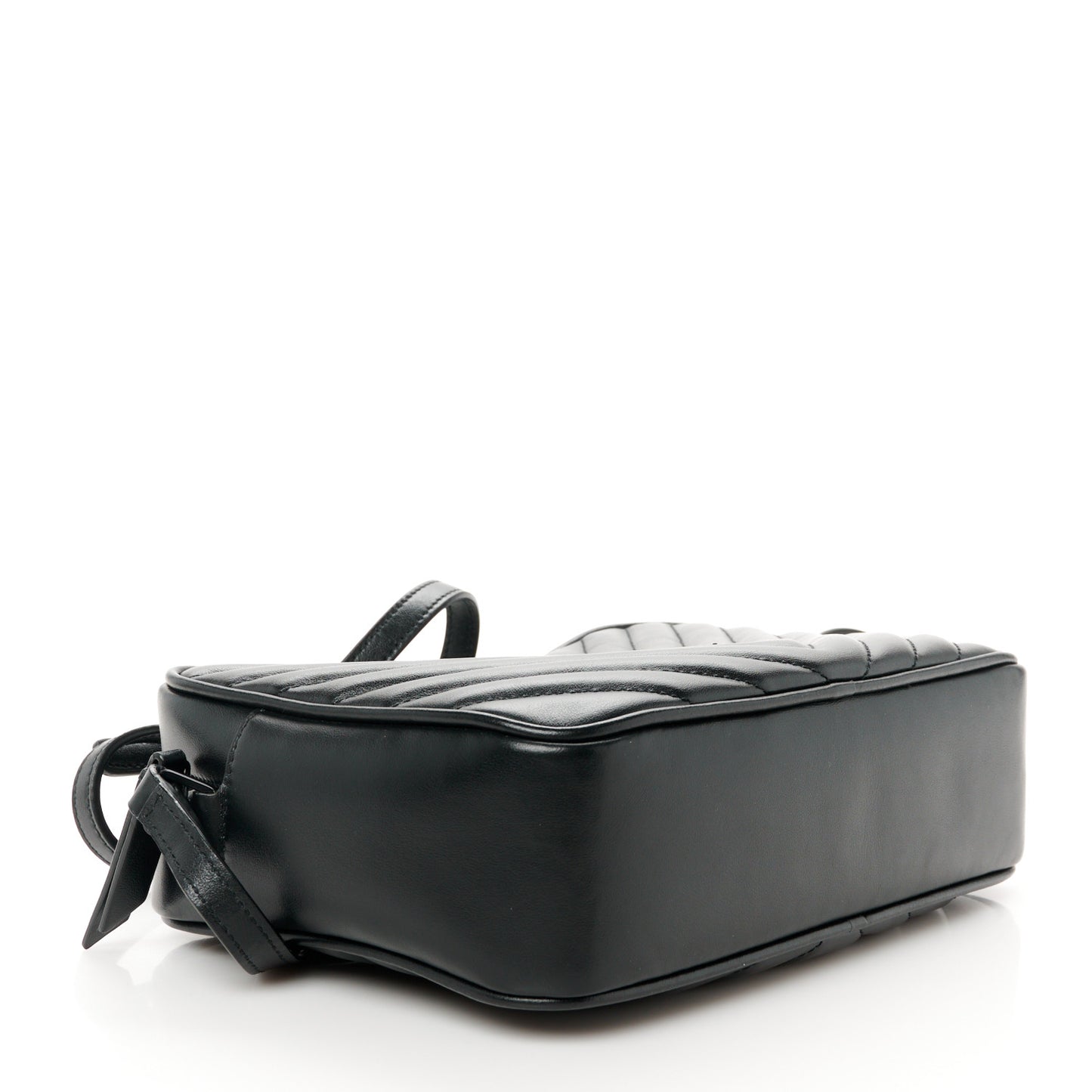 Calfskin Matelasse Monogram Monochrome Lou Camera Bag Black