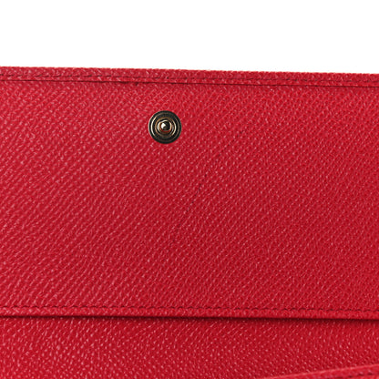 Dolce & Gabbana Dauphine Continental Flap Wallet Red 9 of 9