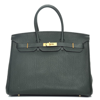 Hermes Fjord Birkin 35 Vert Fonce 1 of 10
