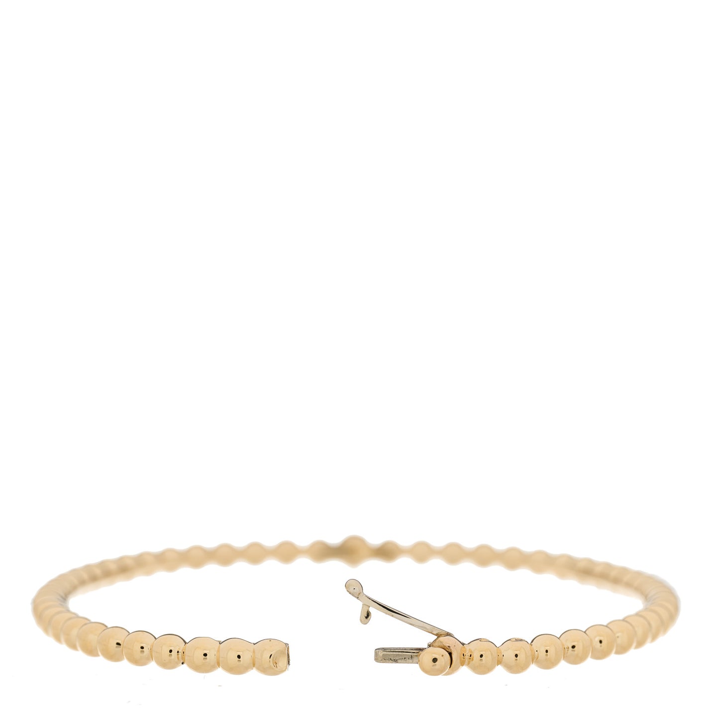 18K Yellow Gold Perlee Pearls of Gold Bracelet S