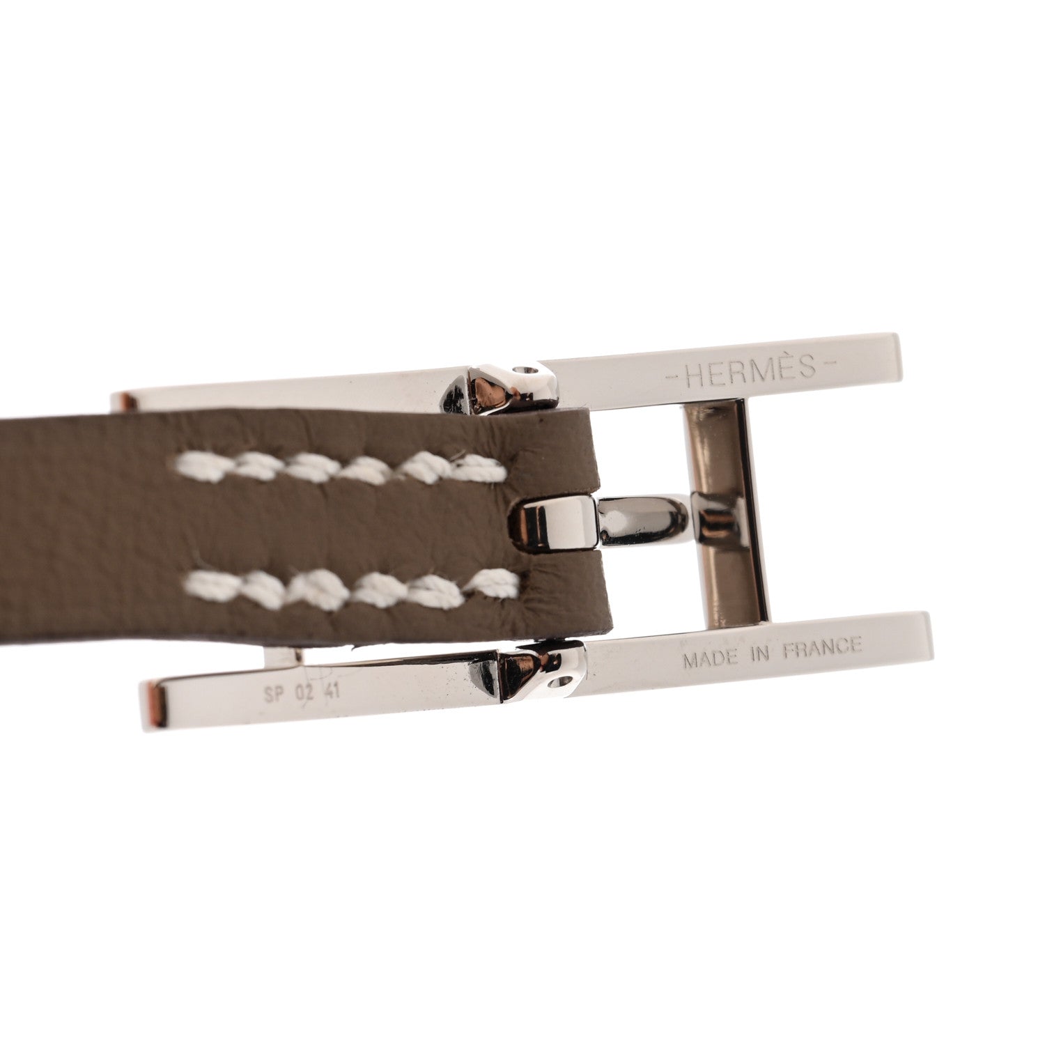 Hermes Swift Behapi Double Tour Bracelet T2 Etoupe Nata 7 of 10