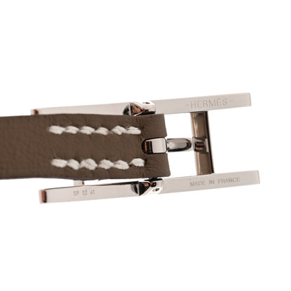 Hermes Swift Behapi Double Tour Bracelet T2 Etoupe Nata 7 of 10