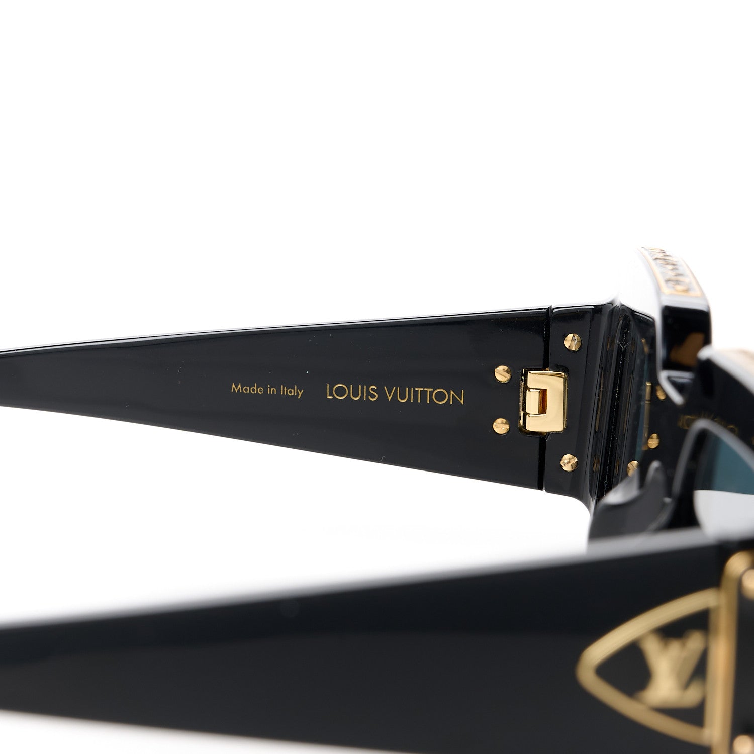 Louis Vuitton X NIGO Acetate 1.1 Zillionaires Sunglasses Z1591W Black 5 of 8