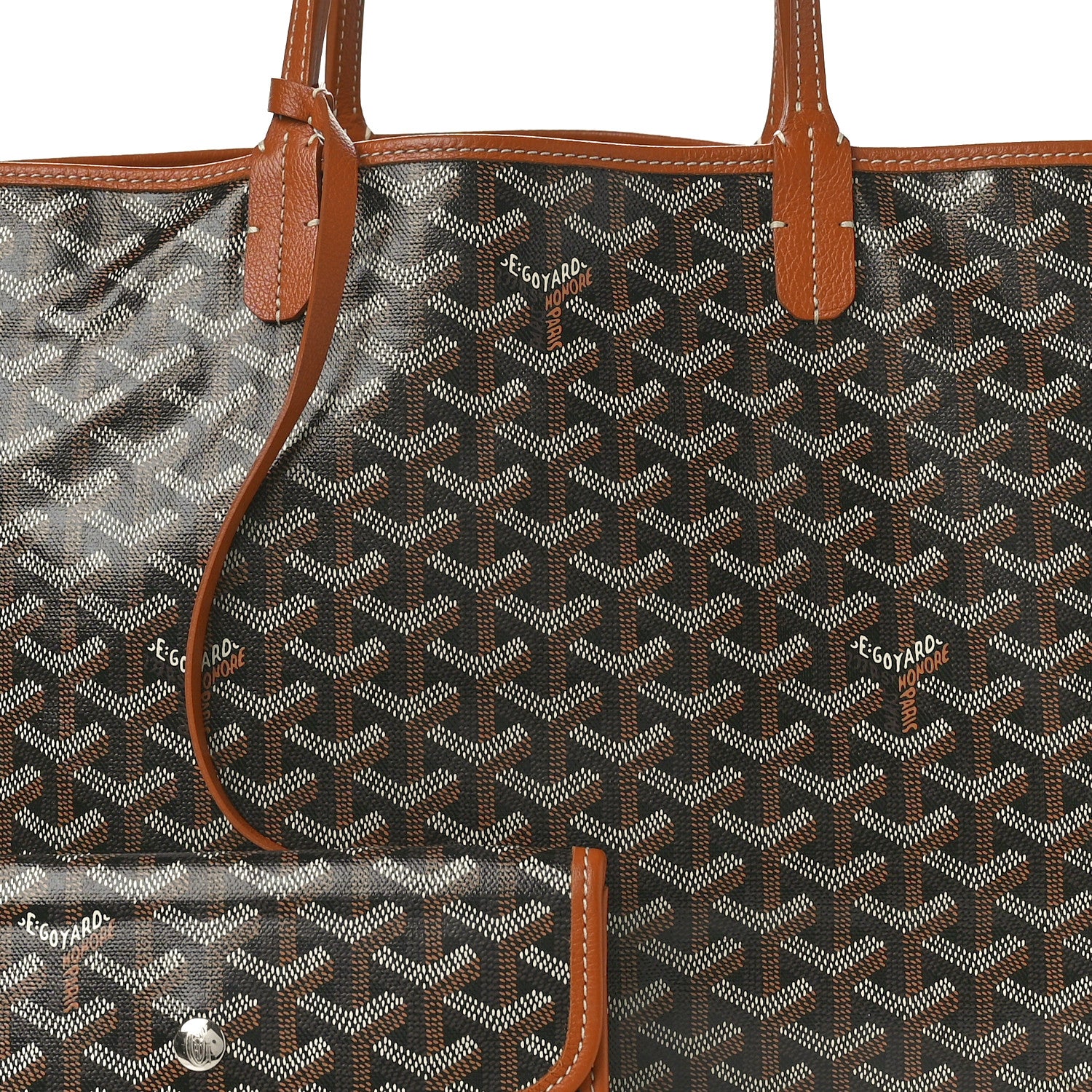 Goyard Goyardine Saint Louis PM Black Gold 9 of 11