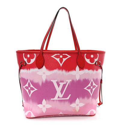 Louis Vuitton Monogram Escale Neverfull MM Rouge 1 of 12