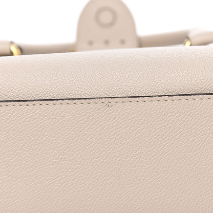 Burberry Soft Grain Calfskin Small Buckle Tote Limestone 9 of 11