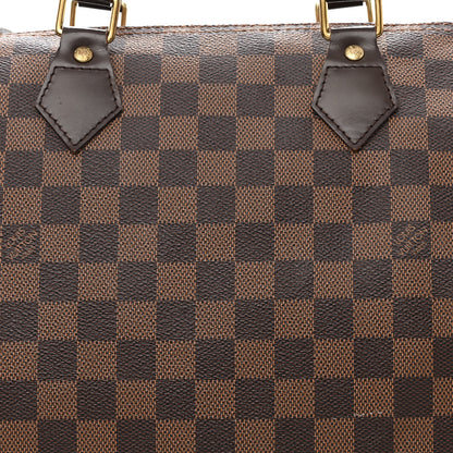 Louis Vuitton Damier Ebene Speedy Bandouliere 35 8 of 10