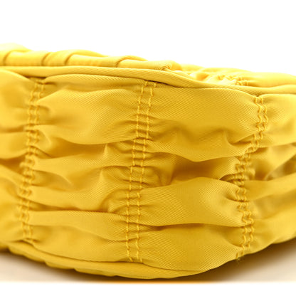 Prada Tessuto Nylon Gaufre Shoulder Bag Giallo 18 of 21