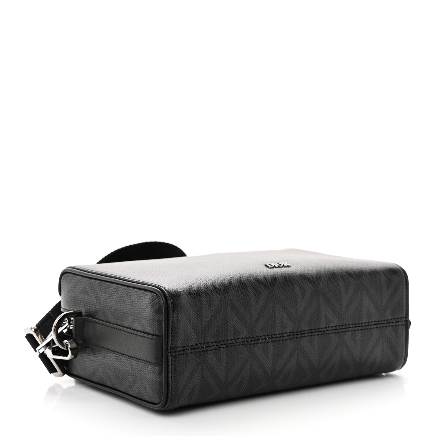 Christian Dior Coated Canvas CD Diamond Lingot 22 Bag Black 4 of 11