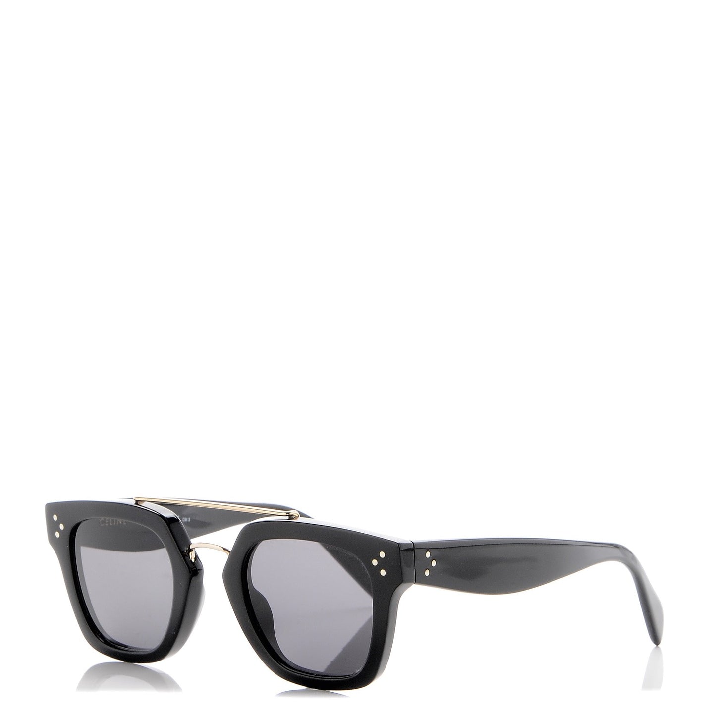 Acetate Bridge Sunglasses CL41077/S Black