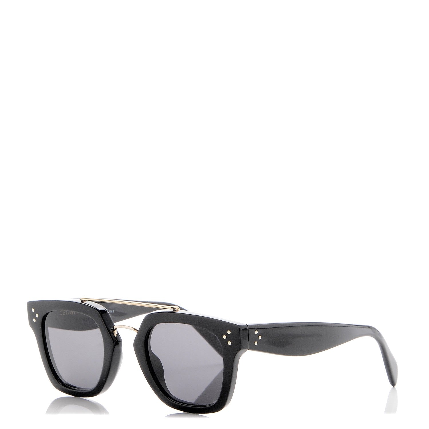 Celine Acetate Bridge Sunglasses CL41077/S Black 1 of 8