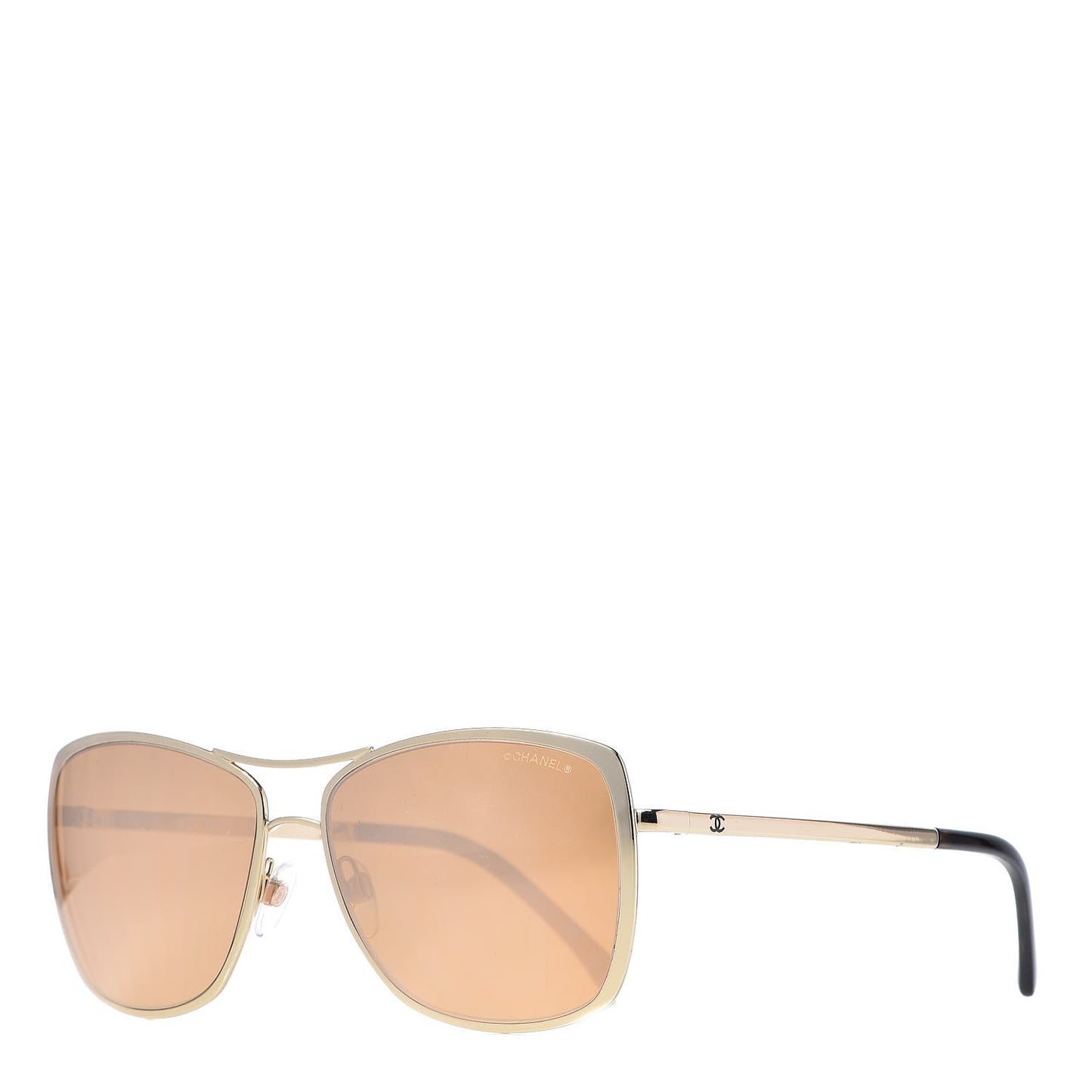 Metal Pilot Summer Sunglasses 4224 Rose Gold