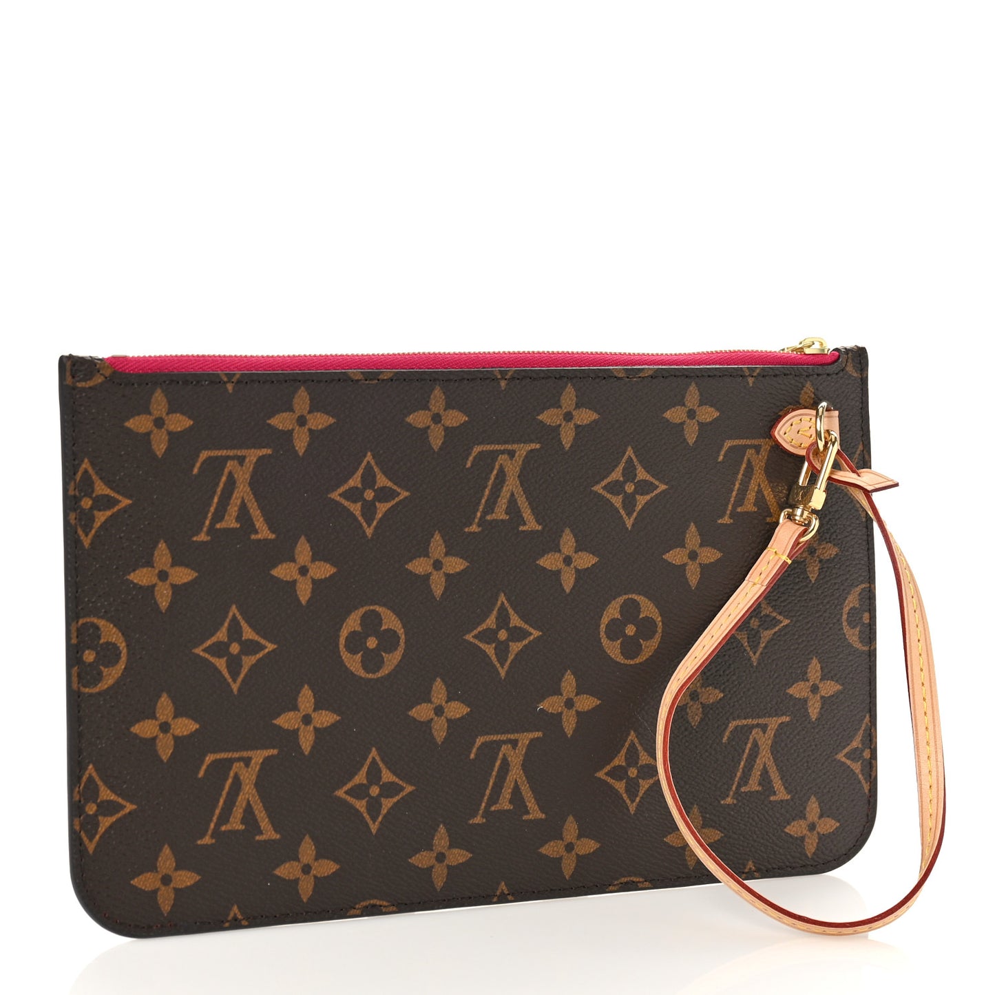 Monogram Neverfull MM GM Pochette Fuchsia