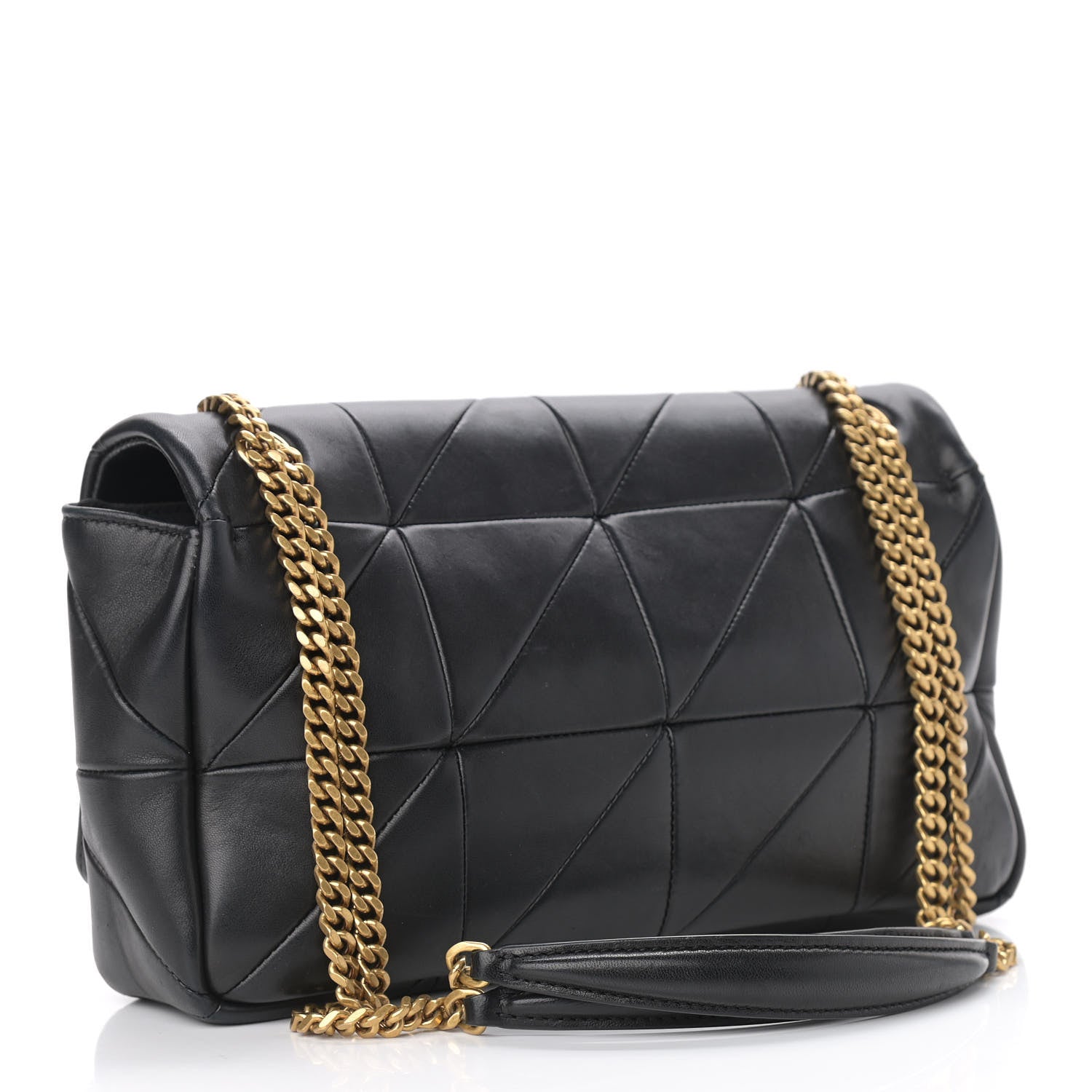Saint Laurent Lambskin Patchwork Monogram Medium Jamie Black 3 of 13