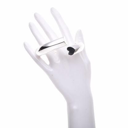 Tiffany Sterling Silver Tenderness Heart Bypass Cuff Bracelet 2 of 4