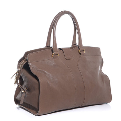 Saint Laurent Sheepskin Medium Cabas ChYc Taupe 3 of 8