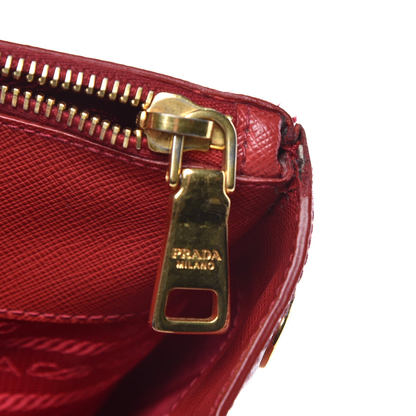 Saffiano Large Galleria Double Zip Tote Fuoco