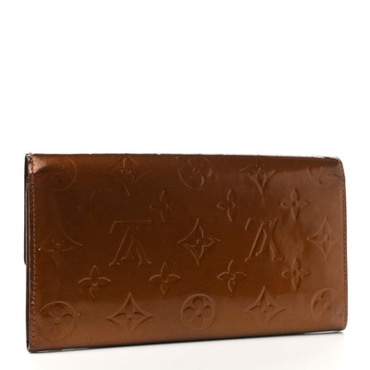 Louis Vuitton Vernis Sarah Wallet Bronze 2 of 7