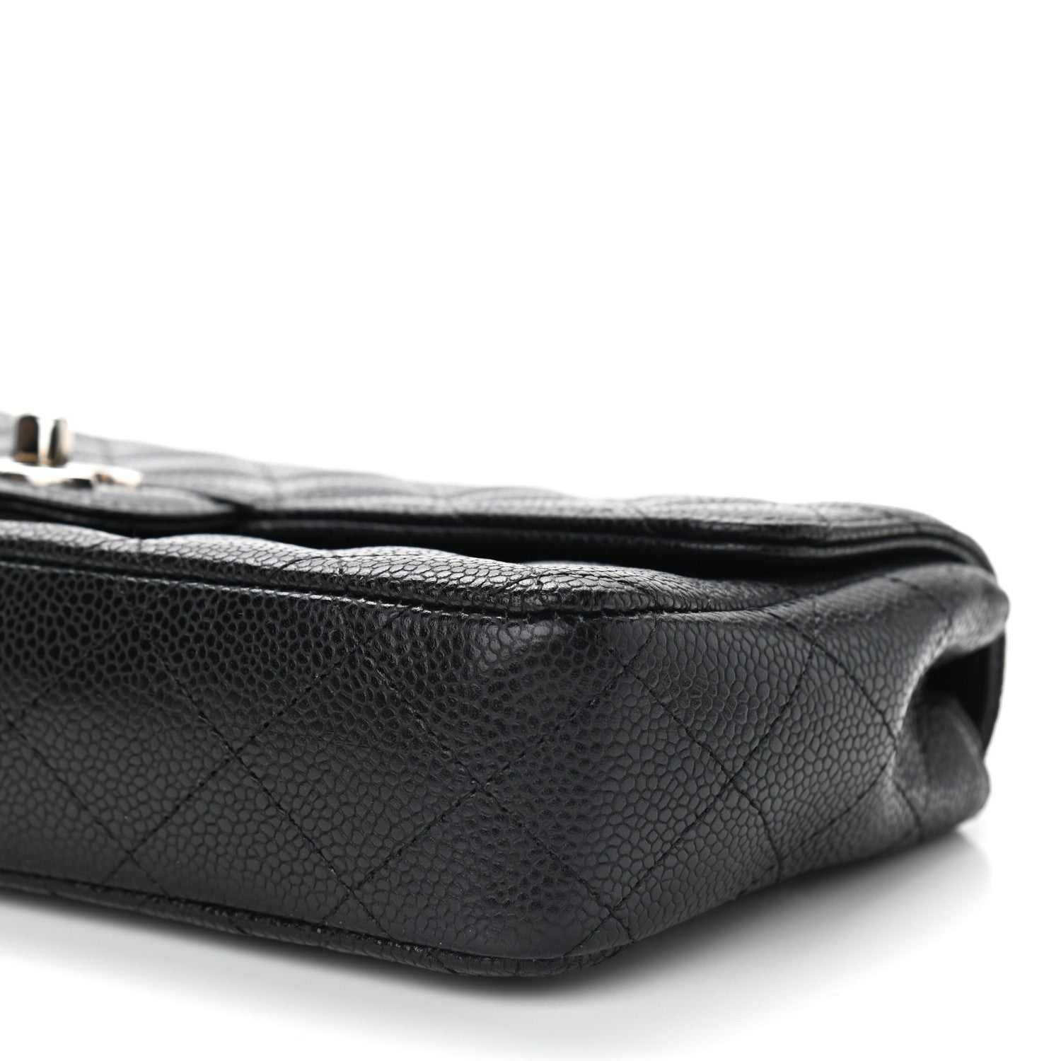 Chanel Caviar Quilted East West Flap Black 9 of 9