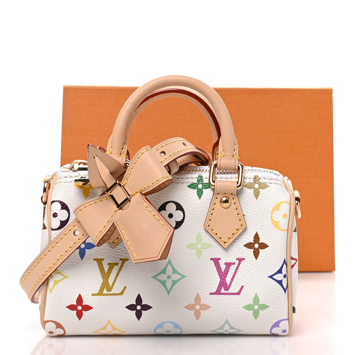 Louis Vuitton LV X TM Monogram Multicolor Nano Speedy White 10 of 10