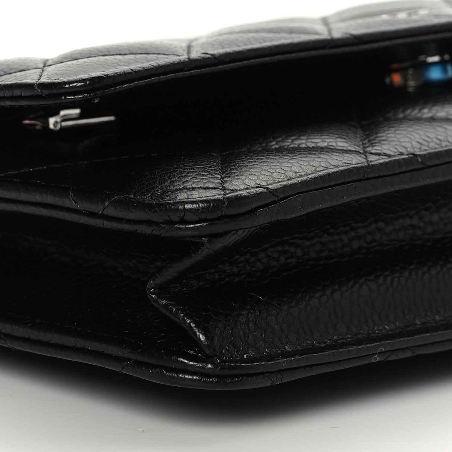 Chanel Caviar Quilted Wallet On Chain WOC Black 8 of 10
