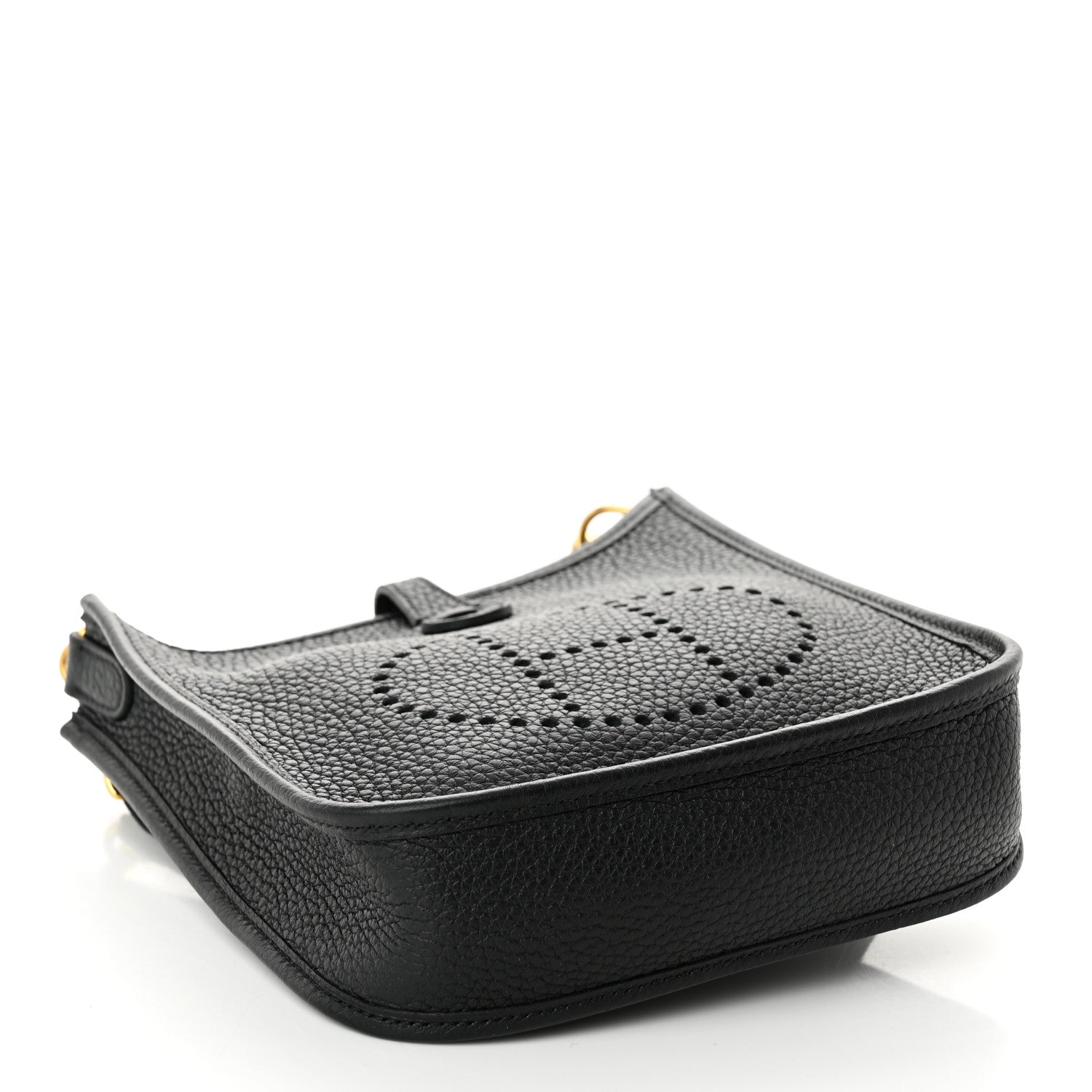 Hermes Taurillon Clemence Evelyne TPM Black 4 of 11
