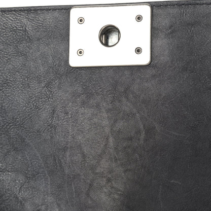 Chanel Calfskin Quilted Metal Embellished Paris Dallas Medium Boy Flap Black 13 of 13