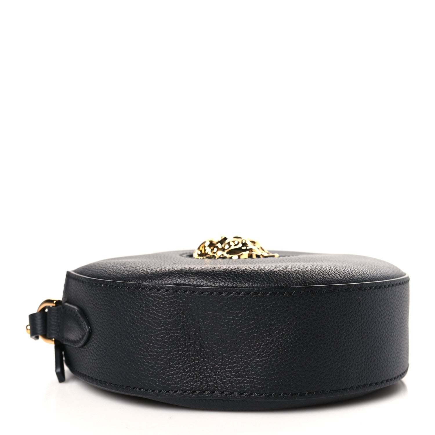 Versace Calfskin La Medusa Round Camera Bag Black 4 of 8