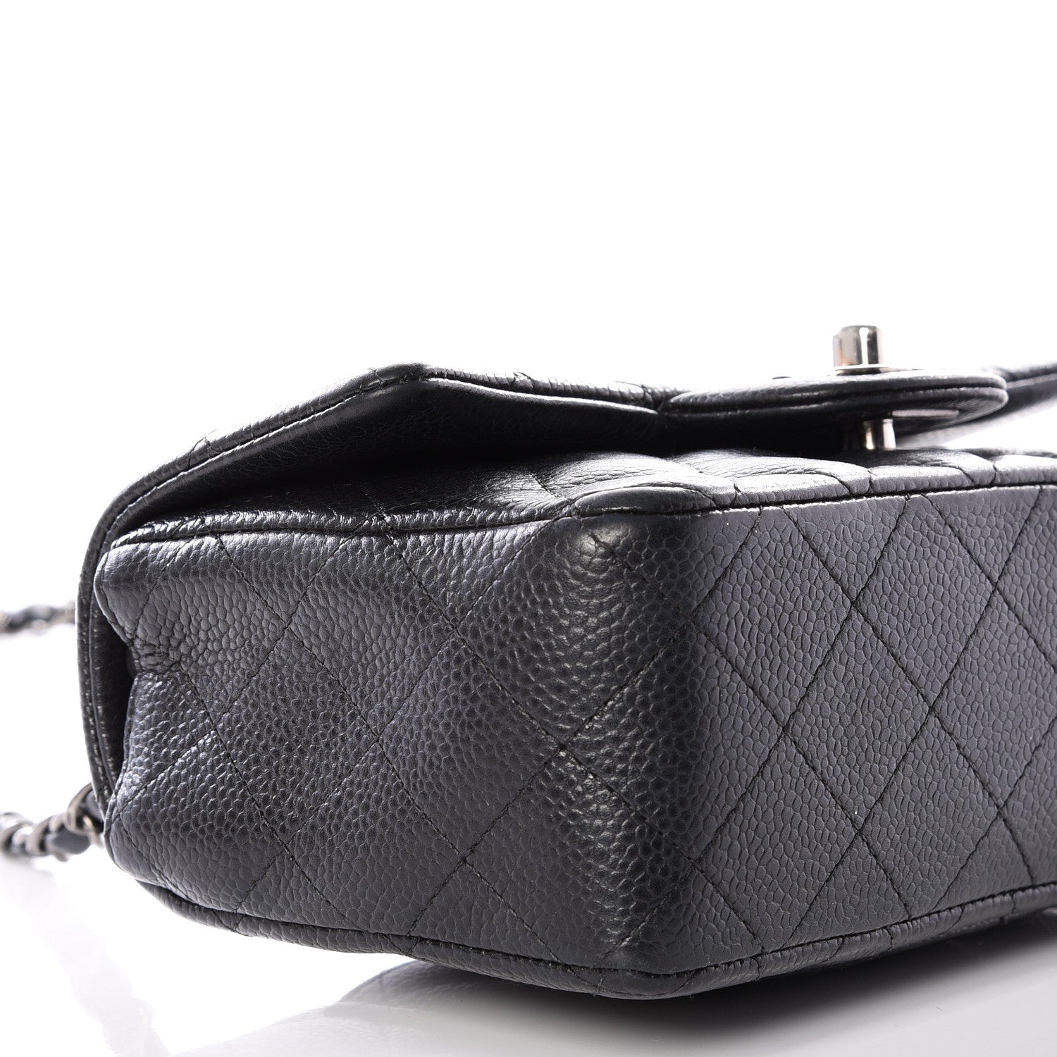 Chanel Caviar Quilted Mini Rectangular Flap Black 5 of 9