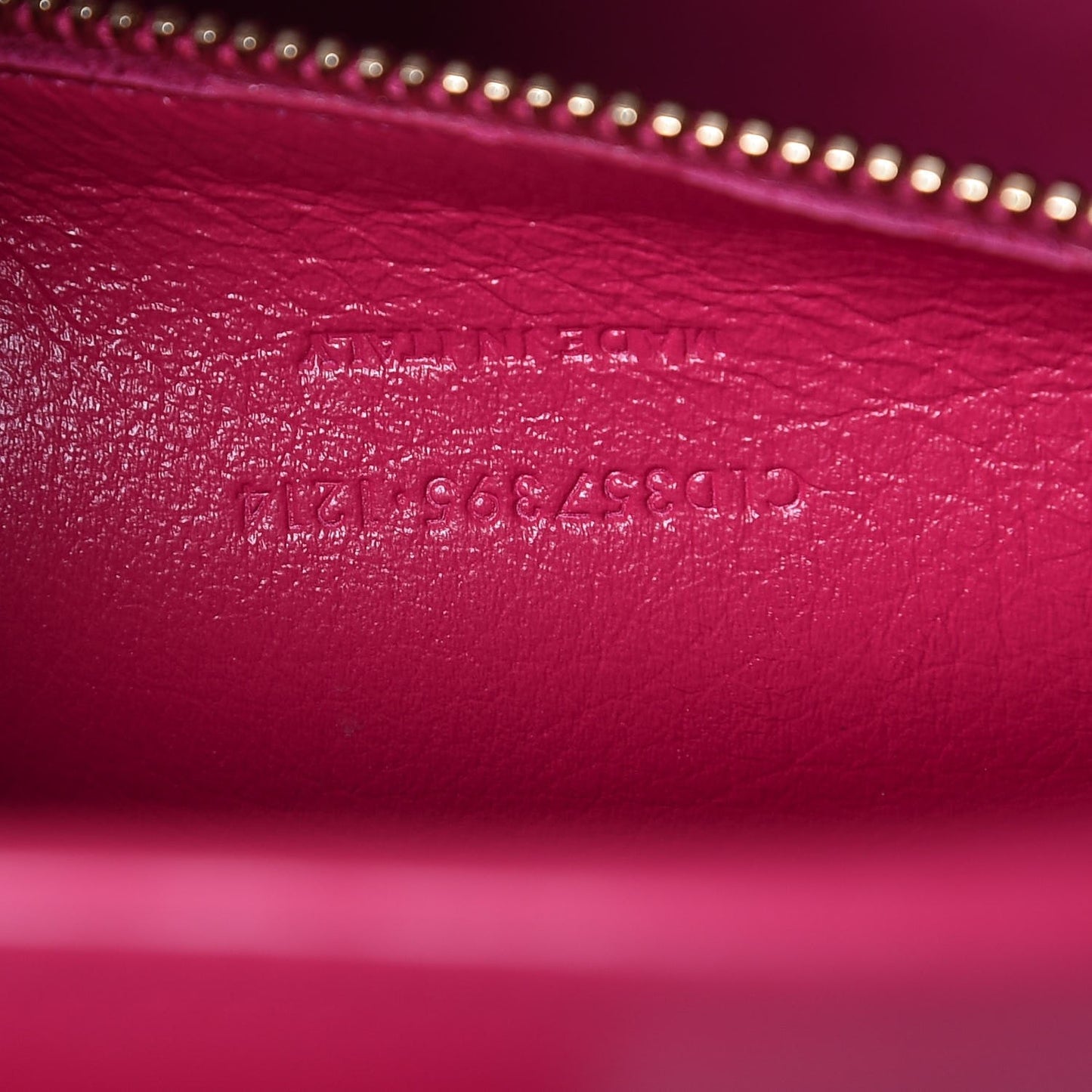 Calfskin Small Monogram Cabas Fuchsia