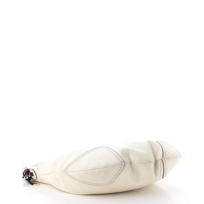 Gucci Calfskin Princy Hobo Shoulder Bag White 4 of 10