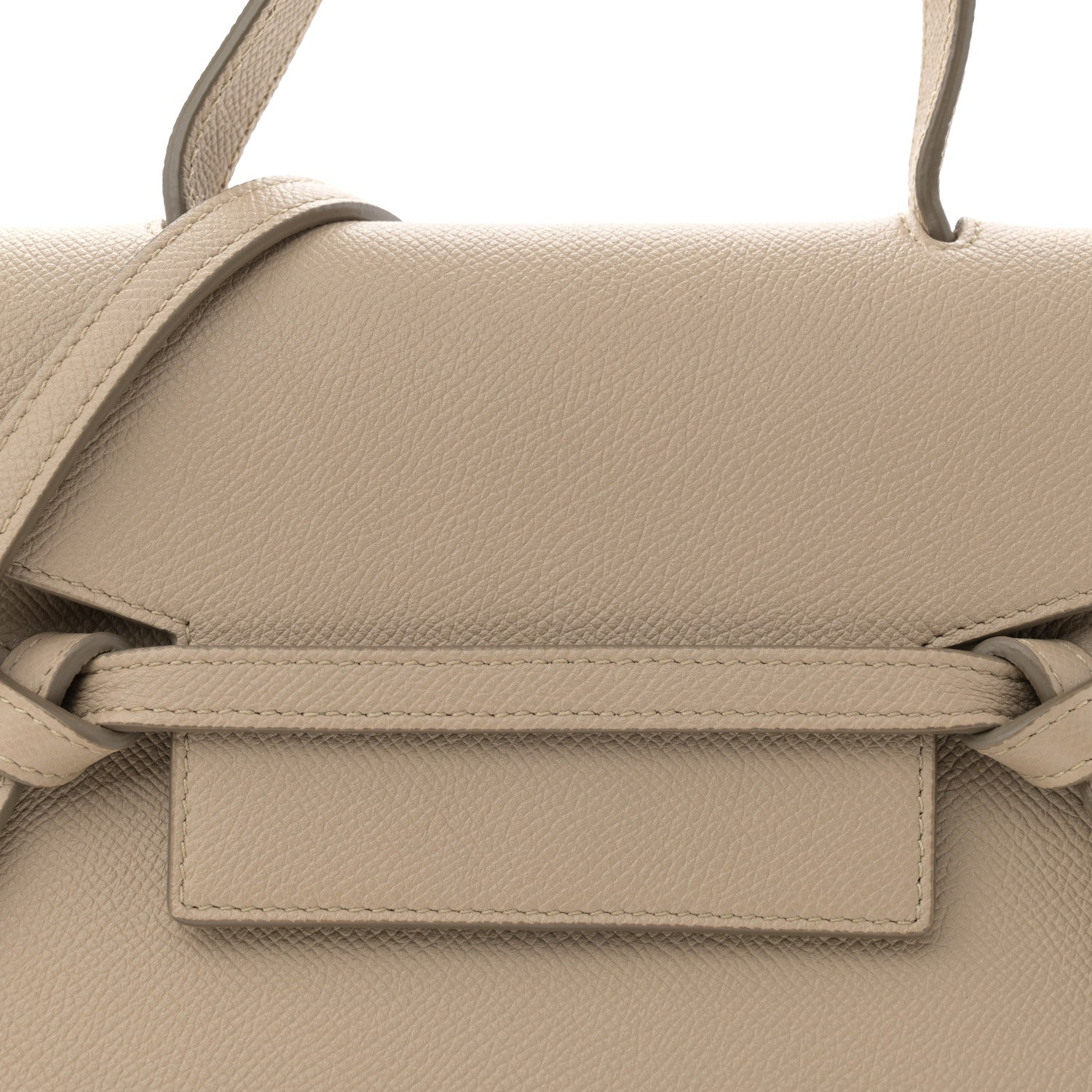 Celine Grained Calfskin Nano Belt Bag Light Taupe 9 of 13