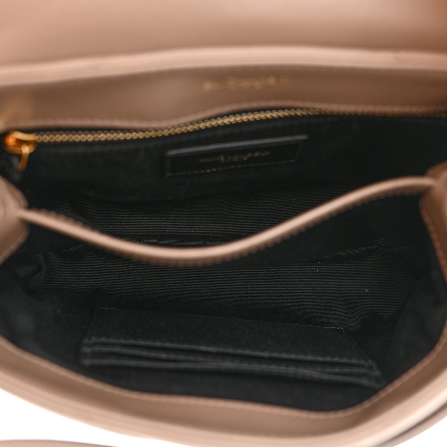 Calfskin Y Quilted Monogram Toy Loulou Crossbody Bag Dark Beige