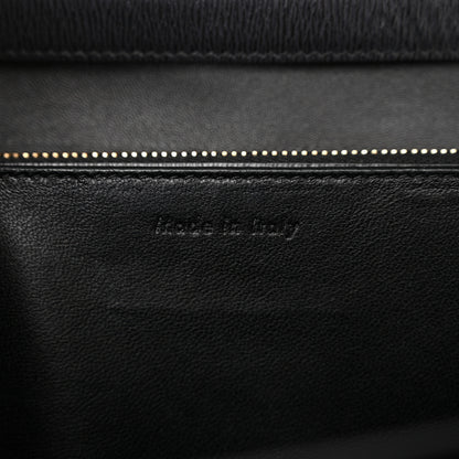 Celine Liege Calfskin Medium Classic Box Flap Bag Black 6 of 12