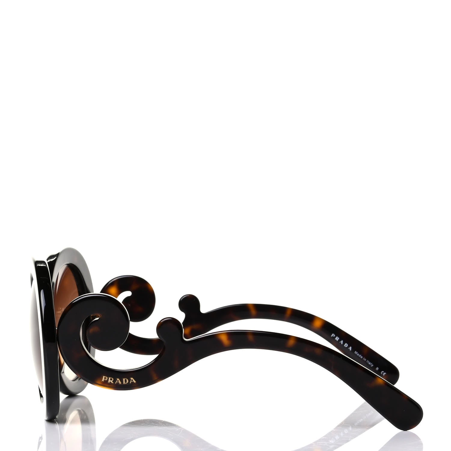 Prada Baroque Sunglasses SPR 27N Tortoise 3 of 6