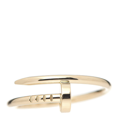 Cartier 18K Yellow Gold Small Juste Un Clou Ring 56 7.5 1 of 7