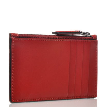 Gucci Guccissima Signature Coin Case Card Holder Hibiscus Red 3 of 6