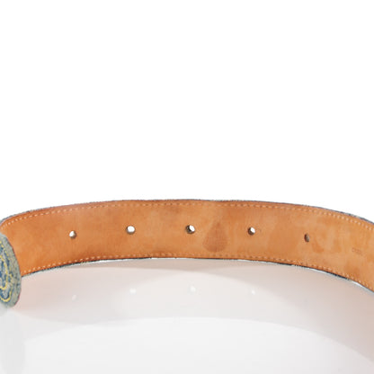 Louis Vuitton Monogram Denim Belt 80 32 Blue 8 of 9